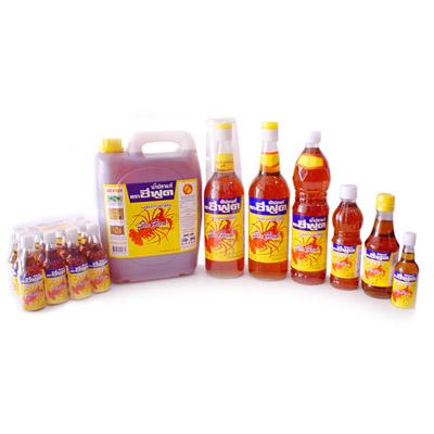Seafood brand fish sauce : all packaging