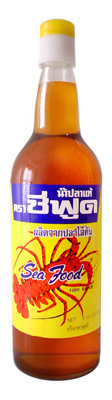 Seafood brand fish sauce : Glass bottle700cc.